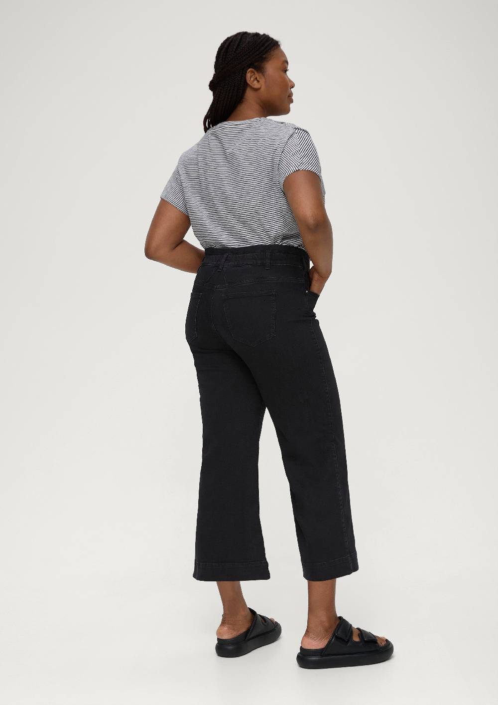 S.Oliver Jeans-Culotte / Regular Fit / Mid Rise / Wide Leg Kostenloser Versand international