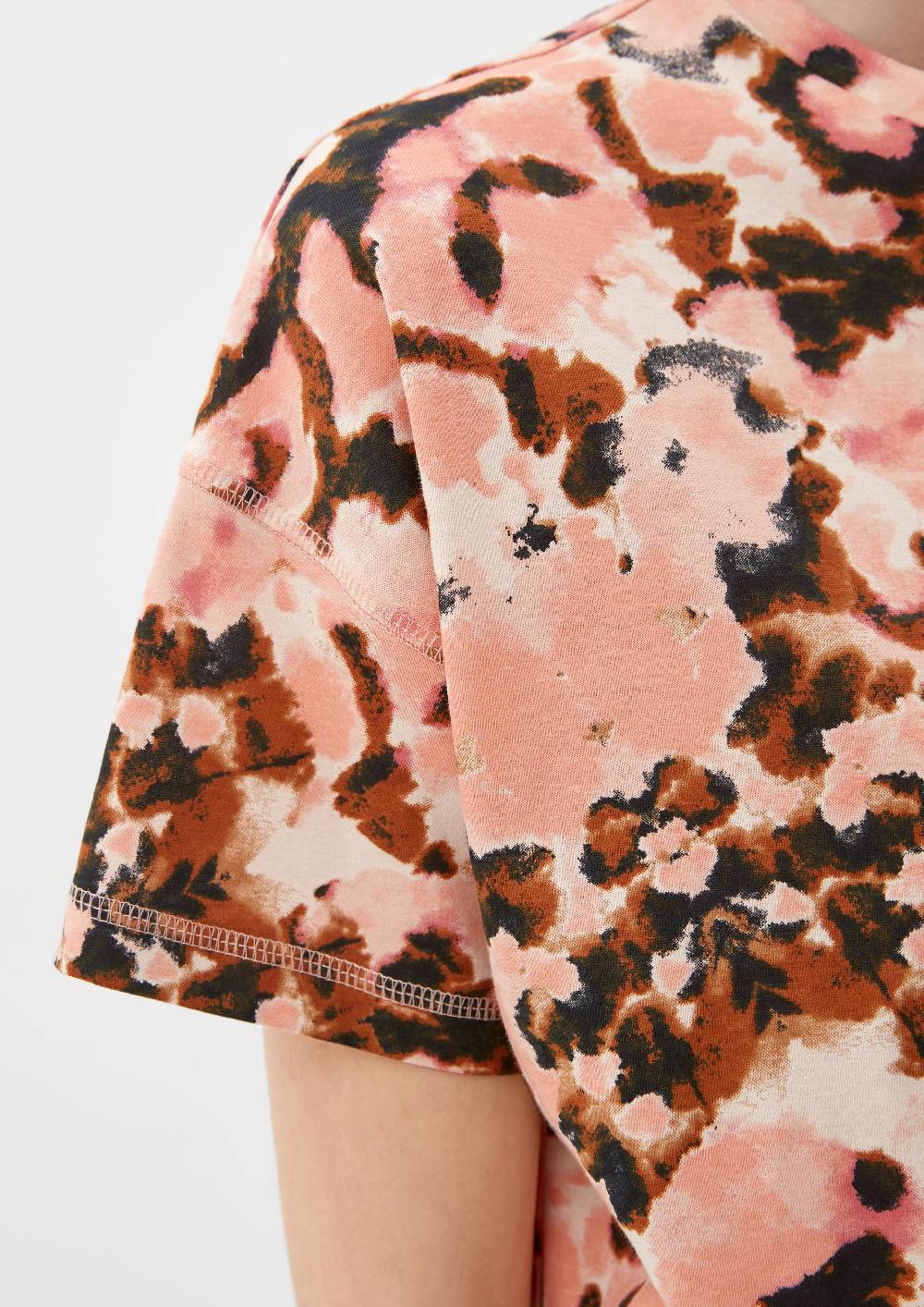 S.Oliver Baumwollshirt mit Allover-Print zollfrei