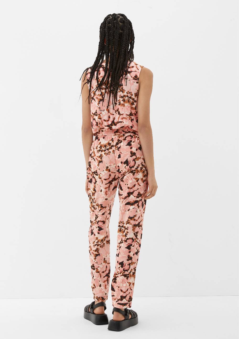 S.Oliver Loose: Hose mit Allover-Print Outlet