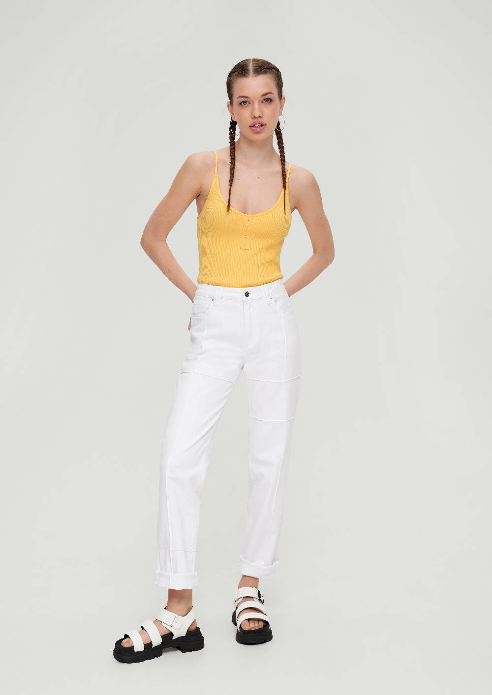 S.Oliver Crop Top aus Viskosemix Angebote