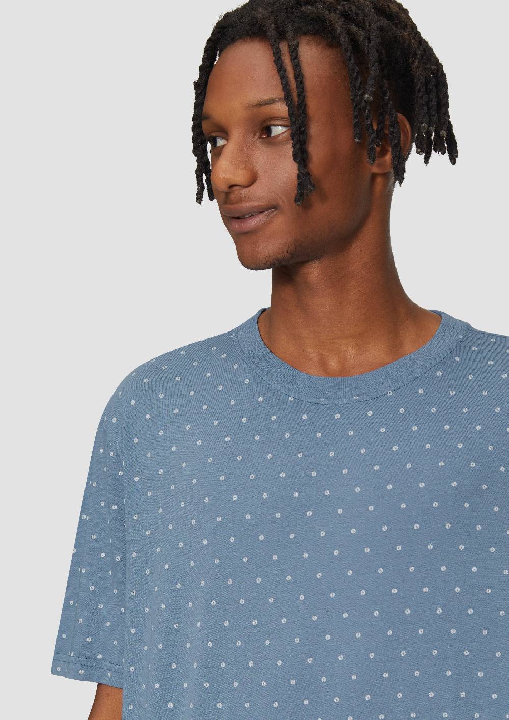 S.Oliver Gewaschenes T-Shirt mit All-over-Print Begrenztes Angebot