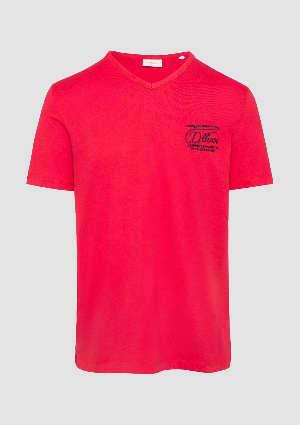 S.Oliver T-Shirt mit Logostickerei Exklusivangebot