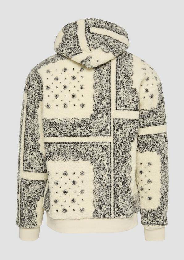 S.Oliver Sweatshirt aus Teddyplüsch im All-over-Print Black Friday