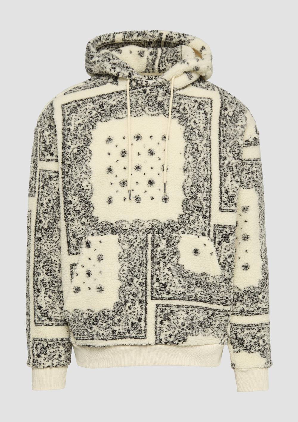 S.Oliver Sweatshirt aus Teddyplüsch im All-over-Print Black Friday