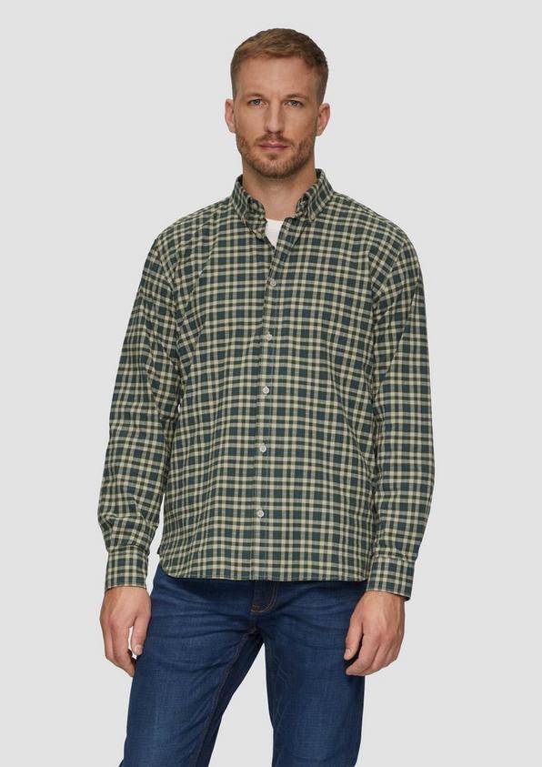 S.Oliver Regular Fit: Hemd mit Button-Down-Kragen aus Baumwollstretch Neuheiten