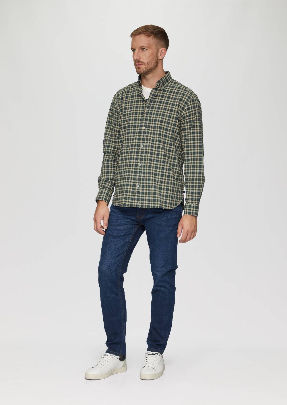 S.Oliver Regular Fit: Hemd mit Button-Down-Kragen aus Baumwollstretch Neuheiten