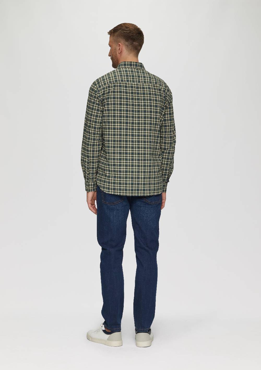 S.Oliver Regular Fit: Hemd mit Button-Down-Kragen aus Baumwollstretch Neuheiten