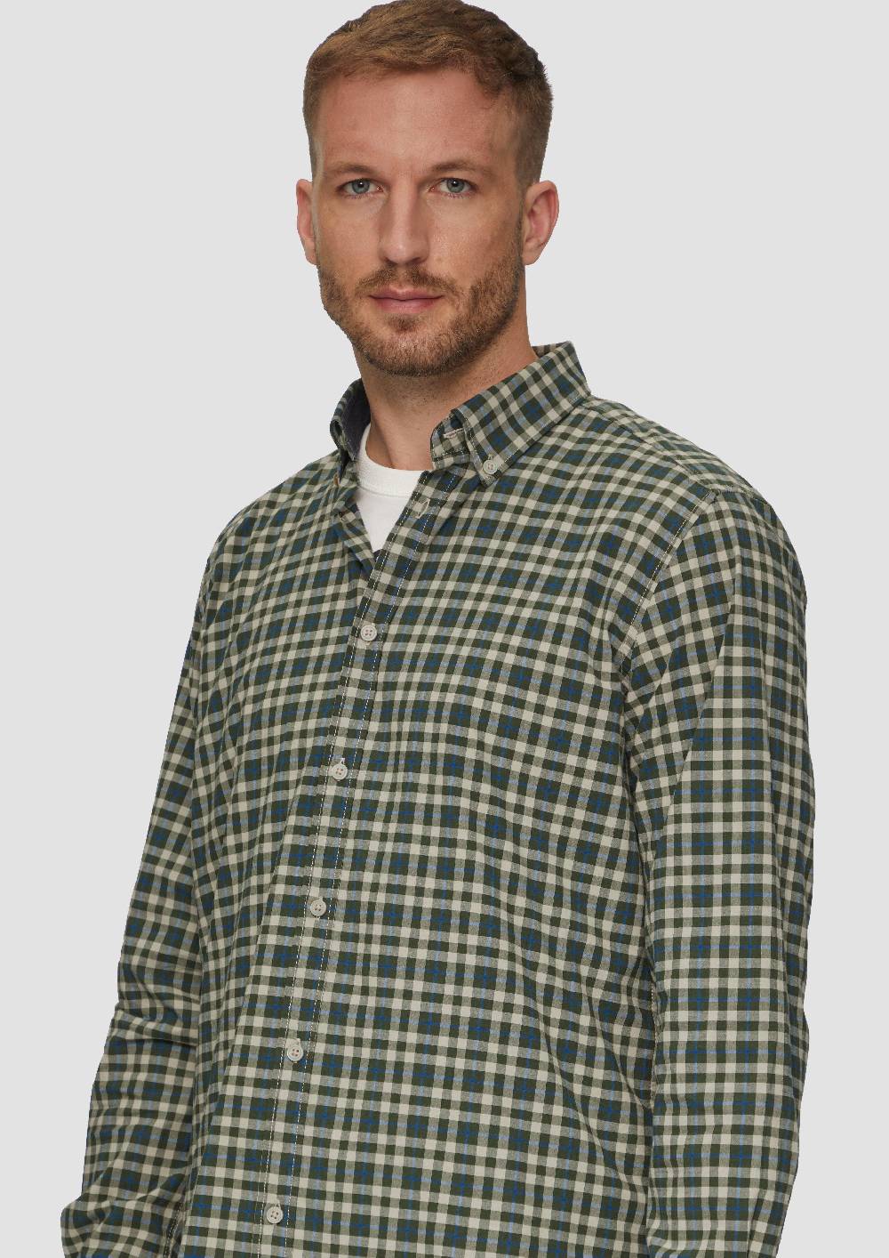 S.Oliver Regular Fit: Hemd mit Button-Down-Kragen aus Baumwollstretch Neuheiten