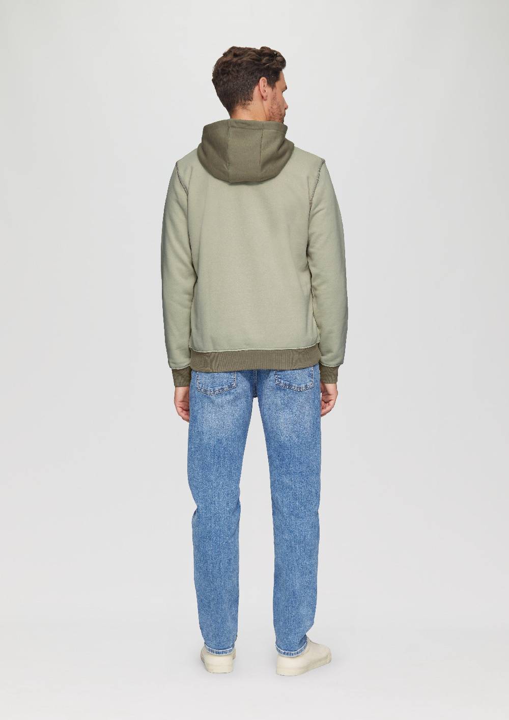 S.Oliver Hoodie mit Stehkragen und Reißverschluss Saisonale Angebote