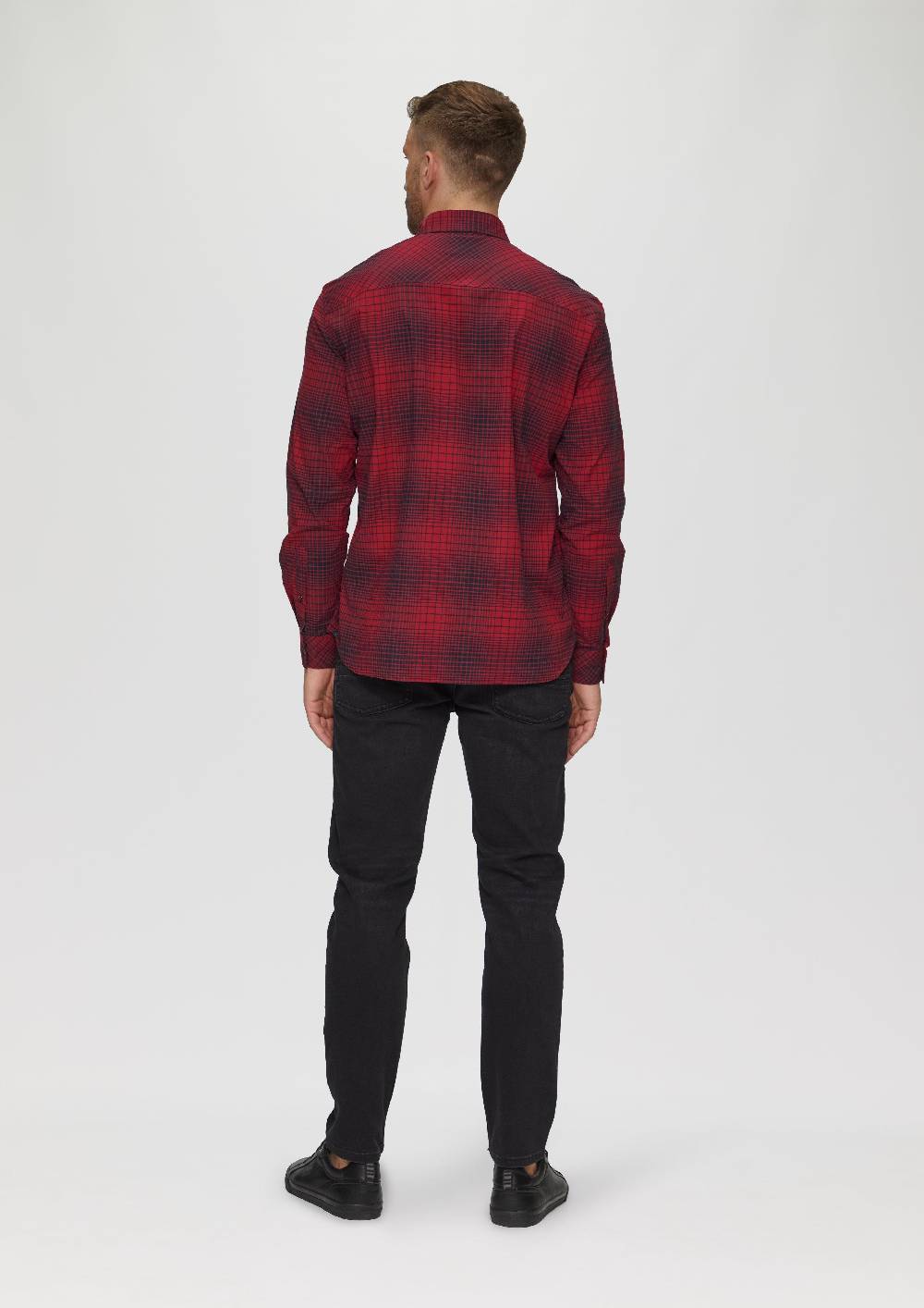 S.Oliver Regular Fit: Hemd mit Button-Down-Kragen aus Baumwollstretch Kauf eins, bekomm eins gratis