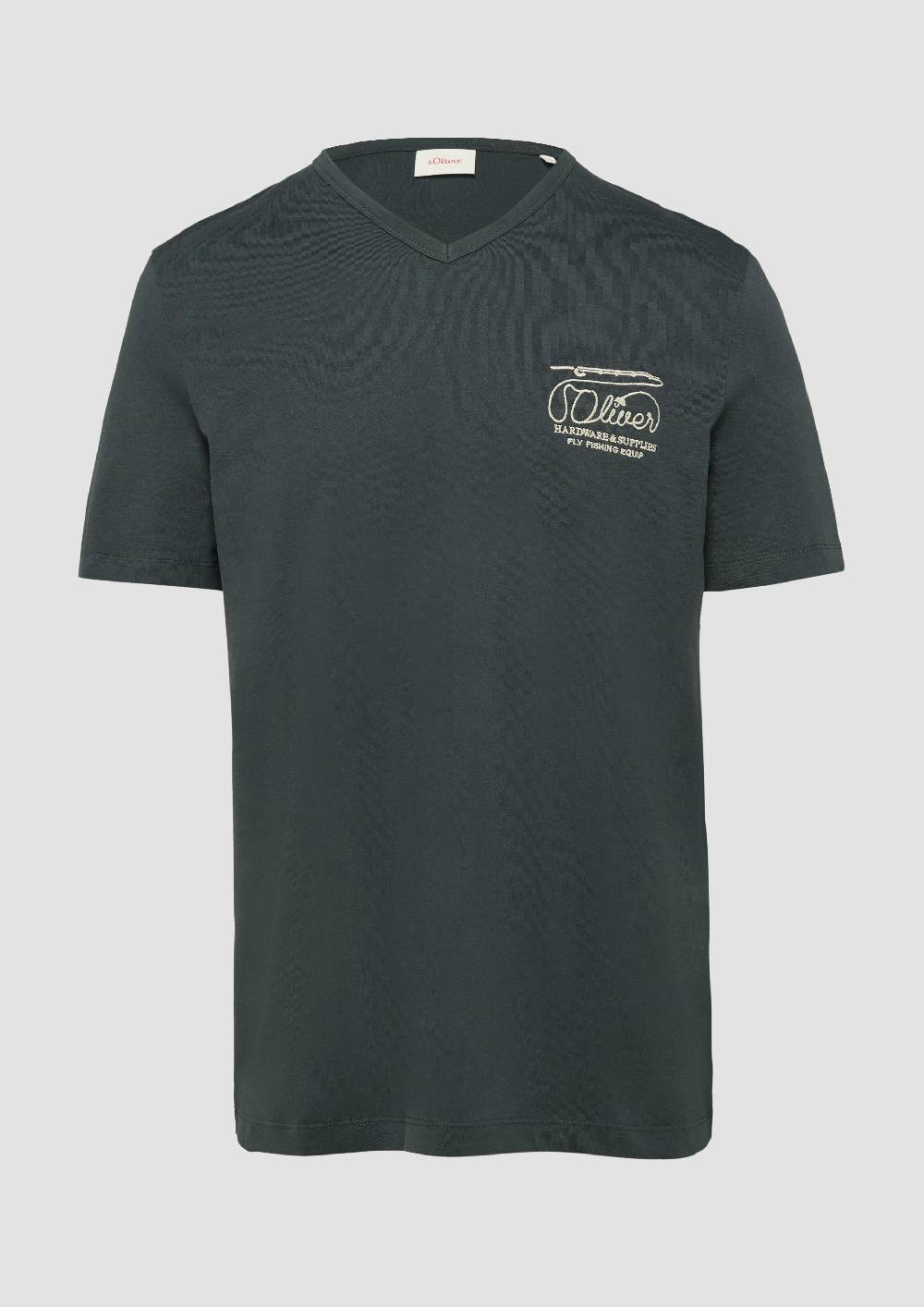 S.Oliver T-Shirt mit Logostickerei Wochenangebot