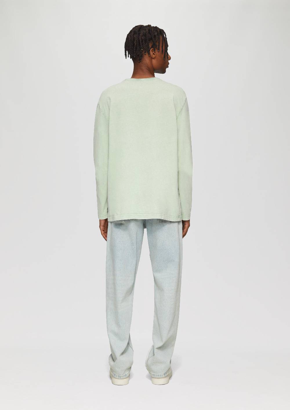 S.Oliver Gewaschenes Longsleeve mit Rollkante Letzter Tag