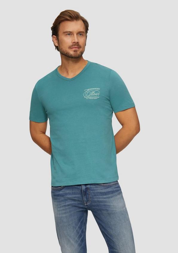 S.Oliver T-Shirt mit Logostickerei Zeitbegrenzte Promotion