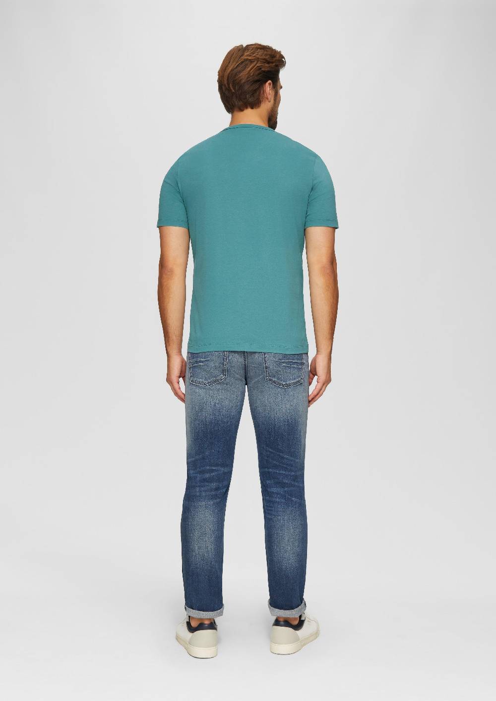 S.Oliver T-Shirt mit Logostickerei Zeitbegrenzte Promotion