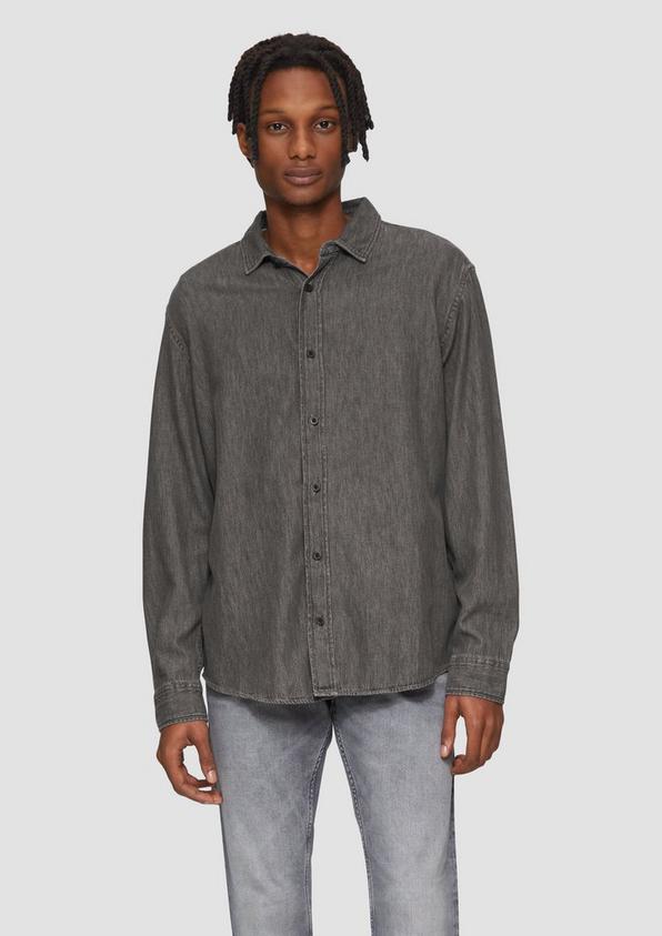 S.Oliver Regular Fit: Denim-Hemd Riesige Rabatte