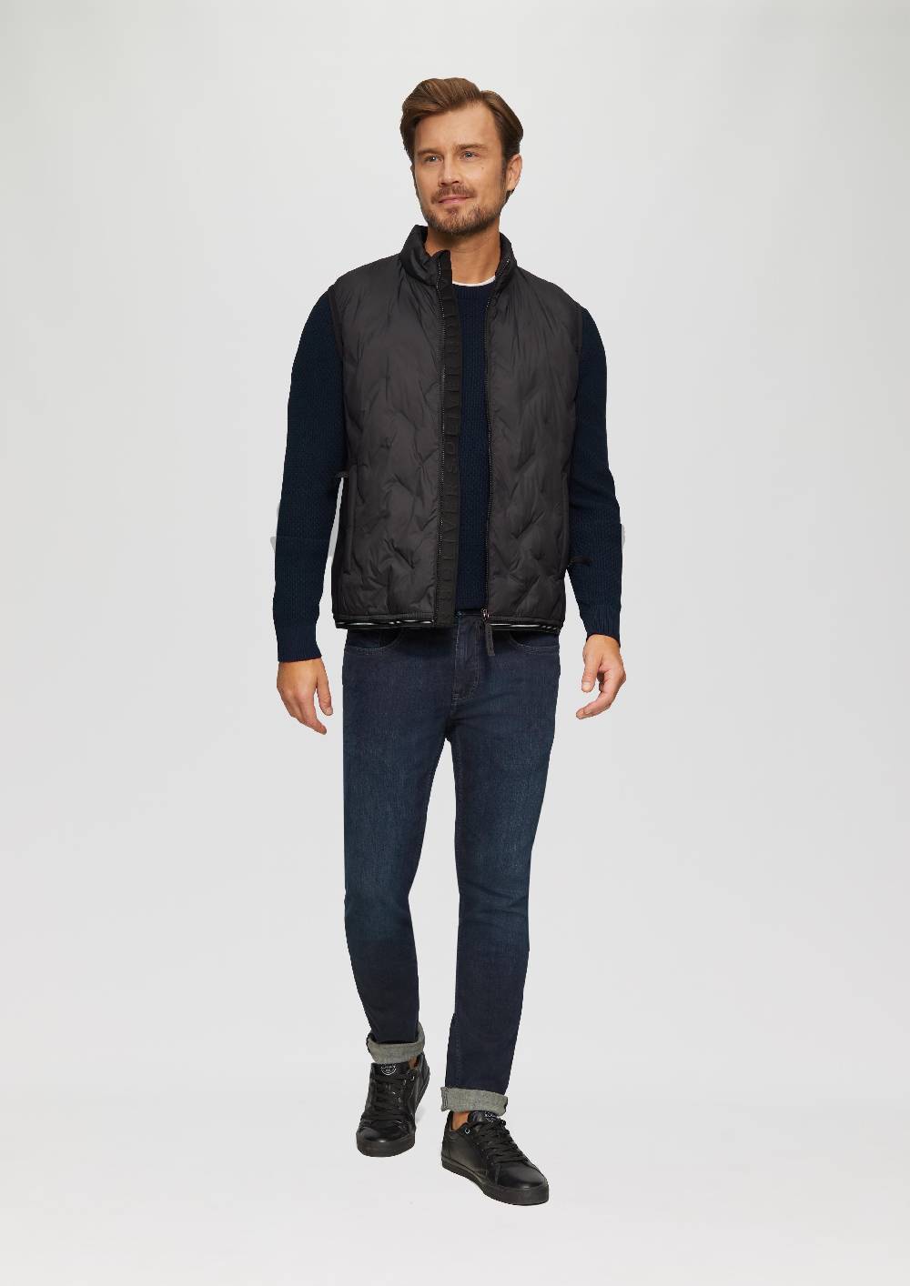 S.Oliver Strickpullover mit Musterstruktur Clearance-Verkauf