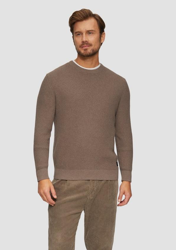 S.Oliver Strickpullover mit Musterstruktur Speichern exportieren