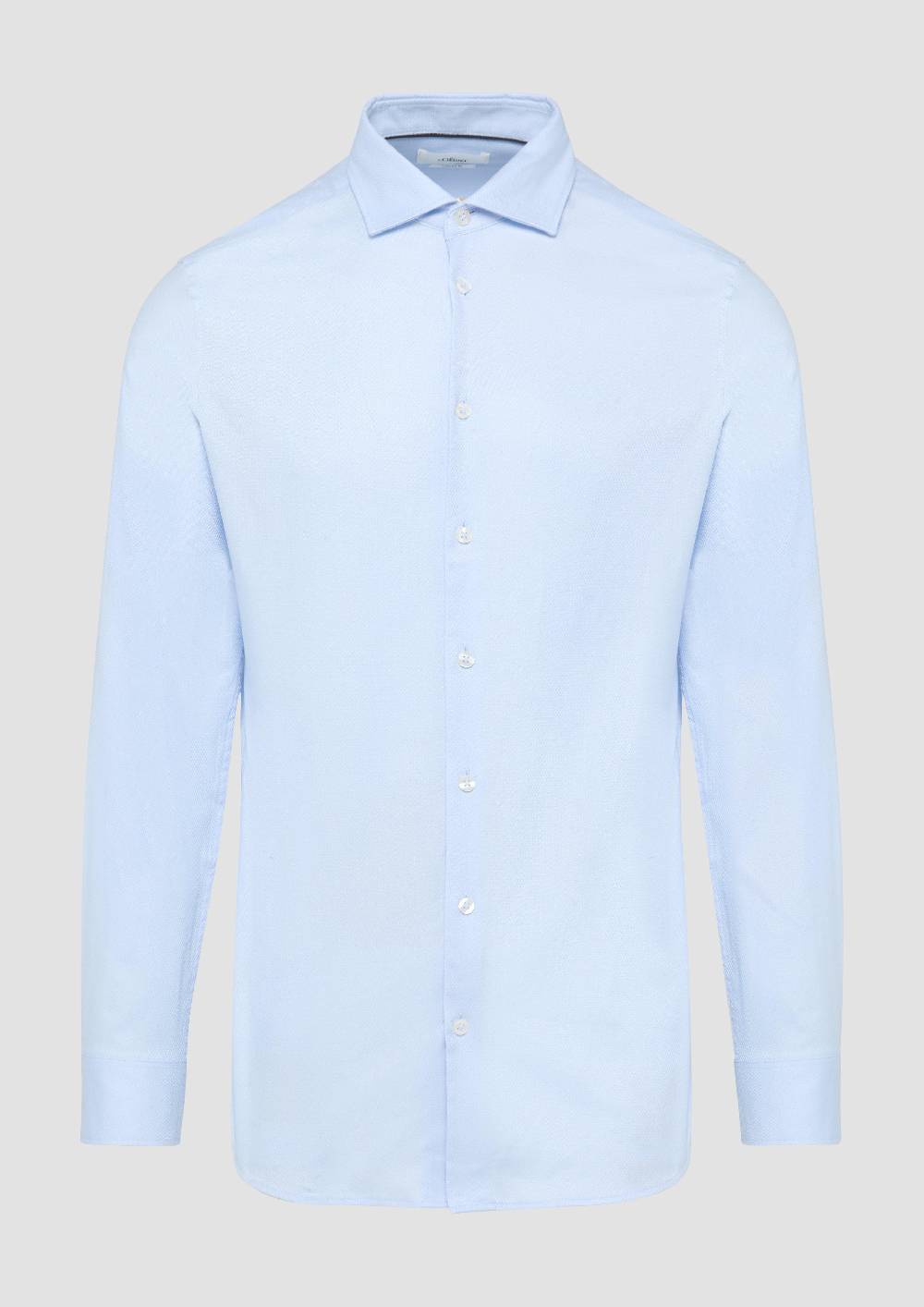 S.Oliver Tailored Fit: Fein strukturiertes Hemd aus Comfort Stretch Black Friday Preise