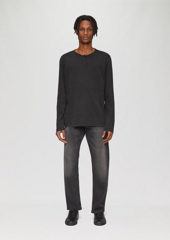 S.Oliver Gewaschenes Longsleeve mit Rollkante 2025