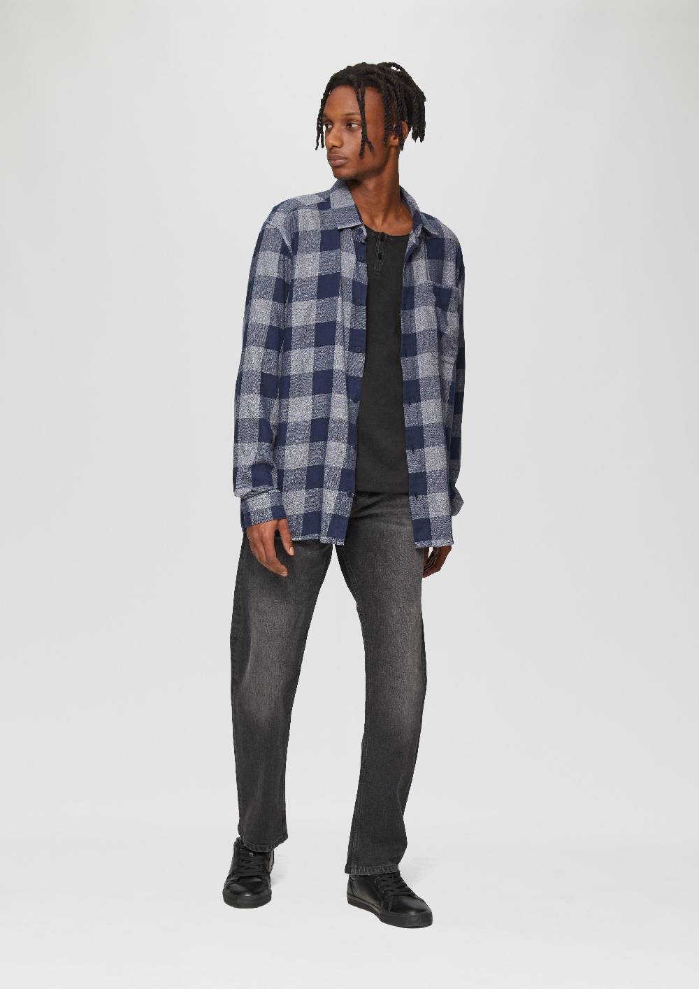 S.Oliver Gewaschenes Longsleeve mit Rollkante 2025