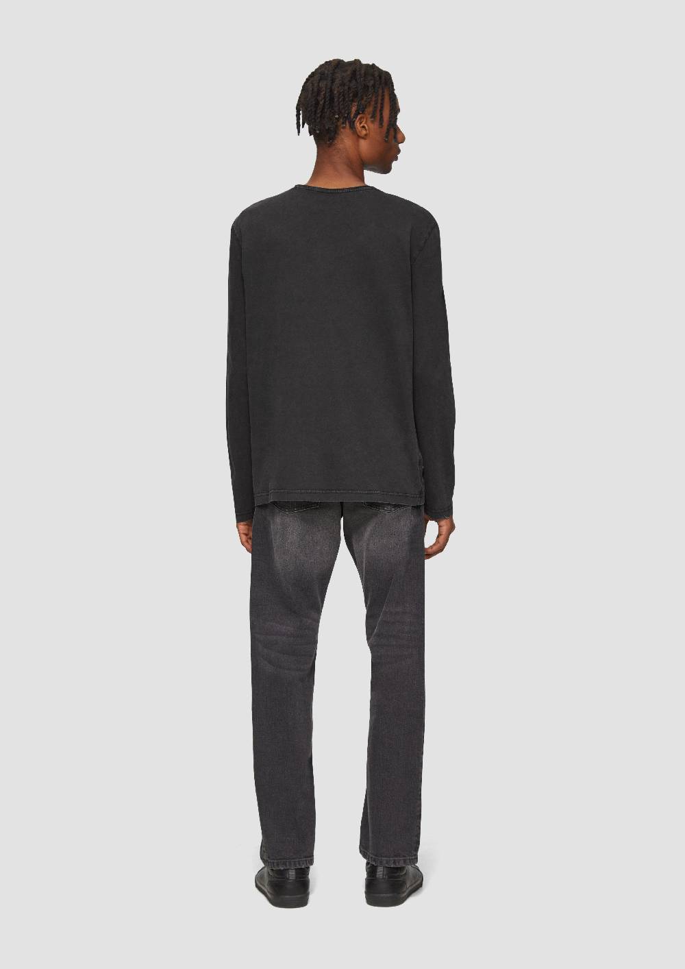 S.Oliver Gewaschenes Longsleeve mit Rollkante 2025