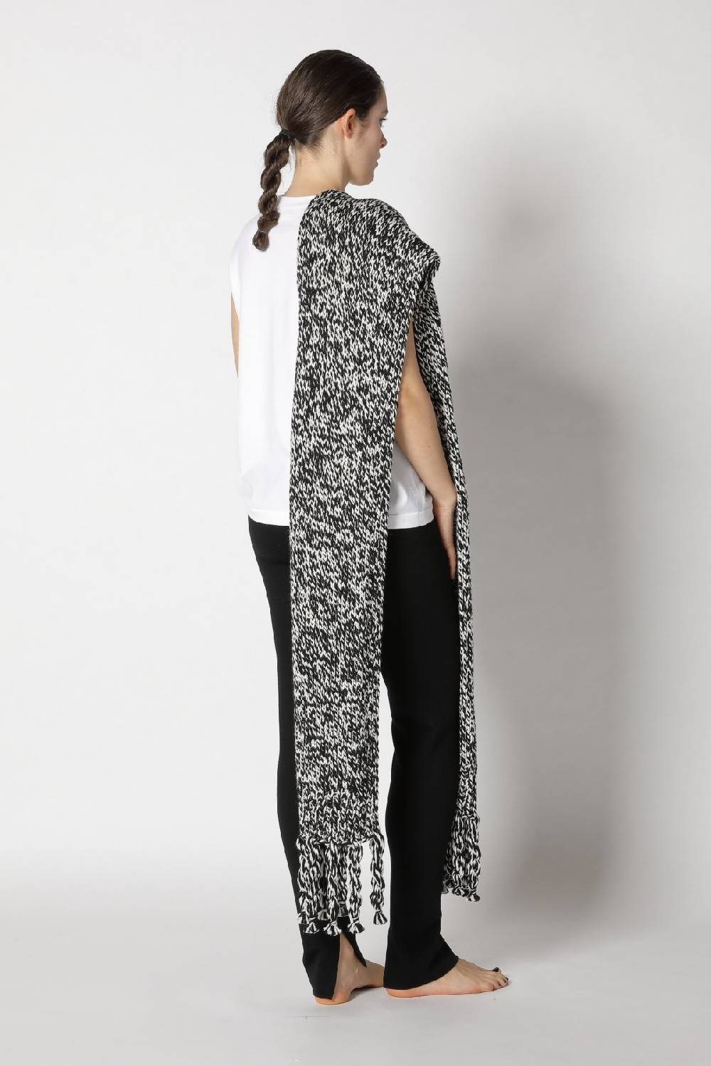 Sminfinity stretchy shell top + milano slim cut pants + contrast mouliné scarf Kauf eins, bekomm eins gratis