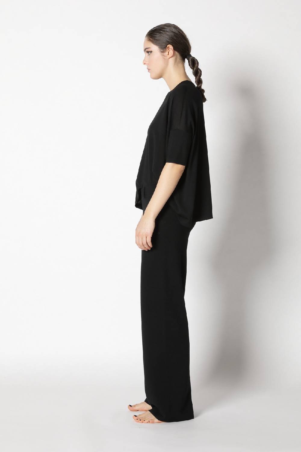 Sminfinity flowing cape jumper + milano palazzo pants VIP-Rabatte