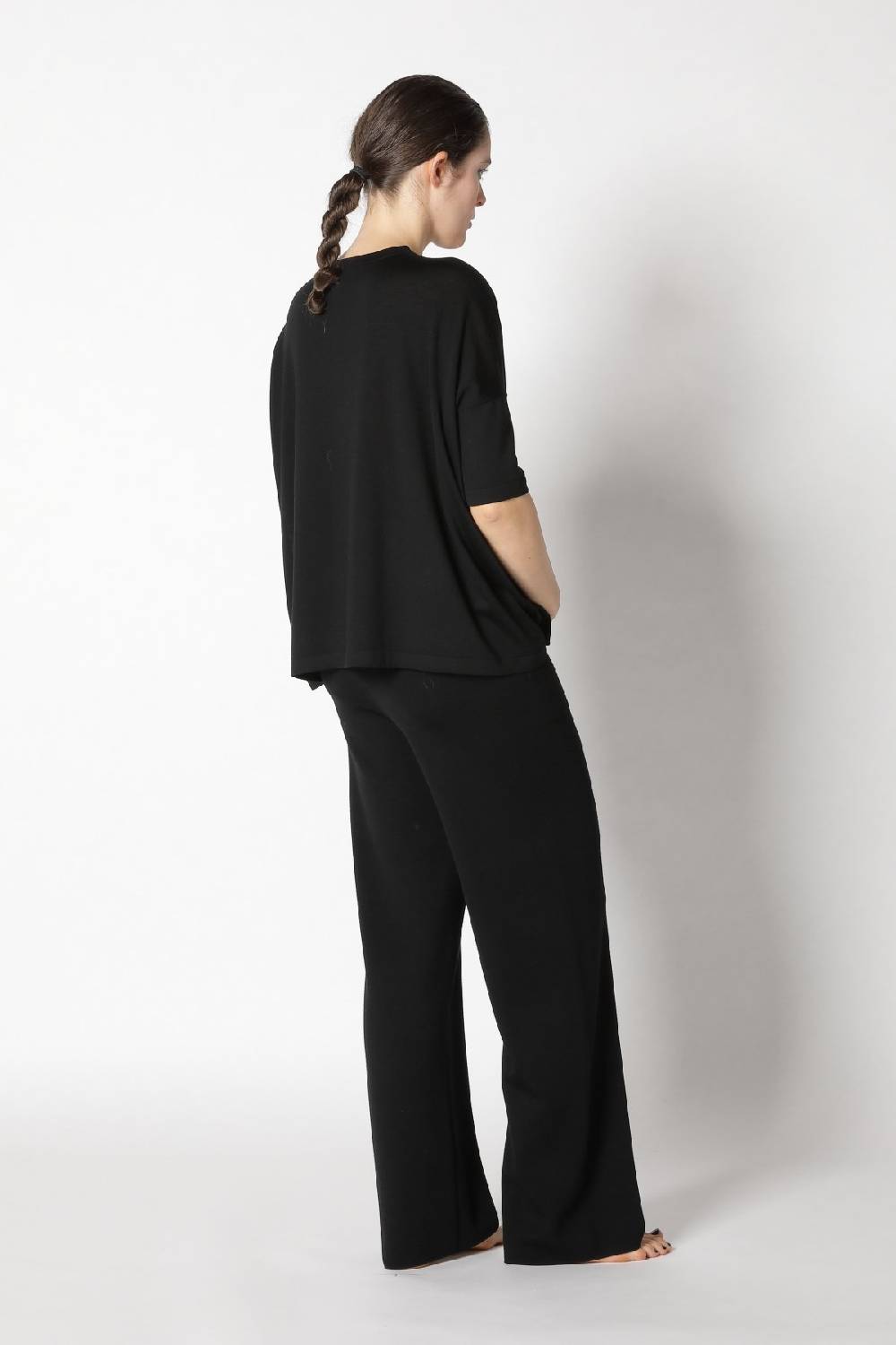 Sminfinity flowing cape jumper + milano palazzo pants VIP-Rabatte