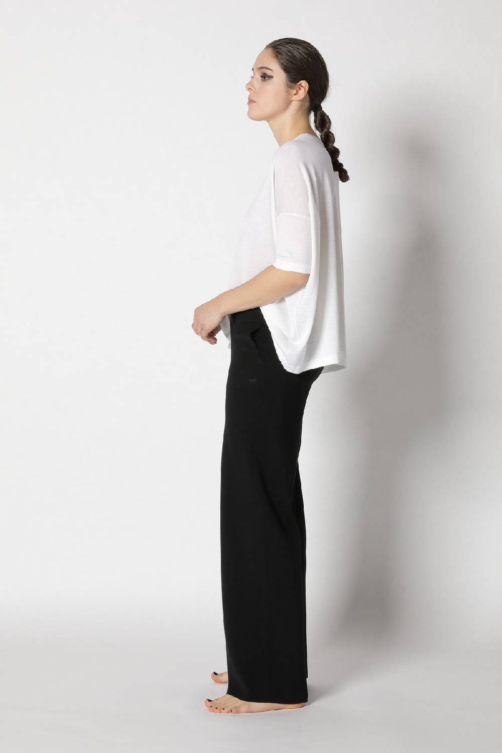 Sminfinity flowing cape jumper + milano palazzo pants Neueste Stile