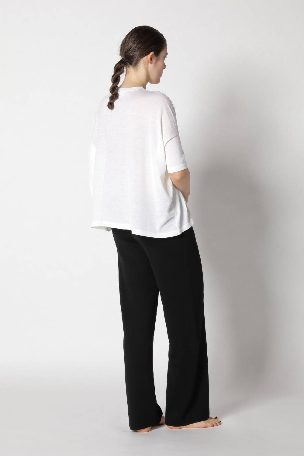 Sminfinity flowing cape jumper + milano palazzo pants Neueste Stile