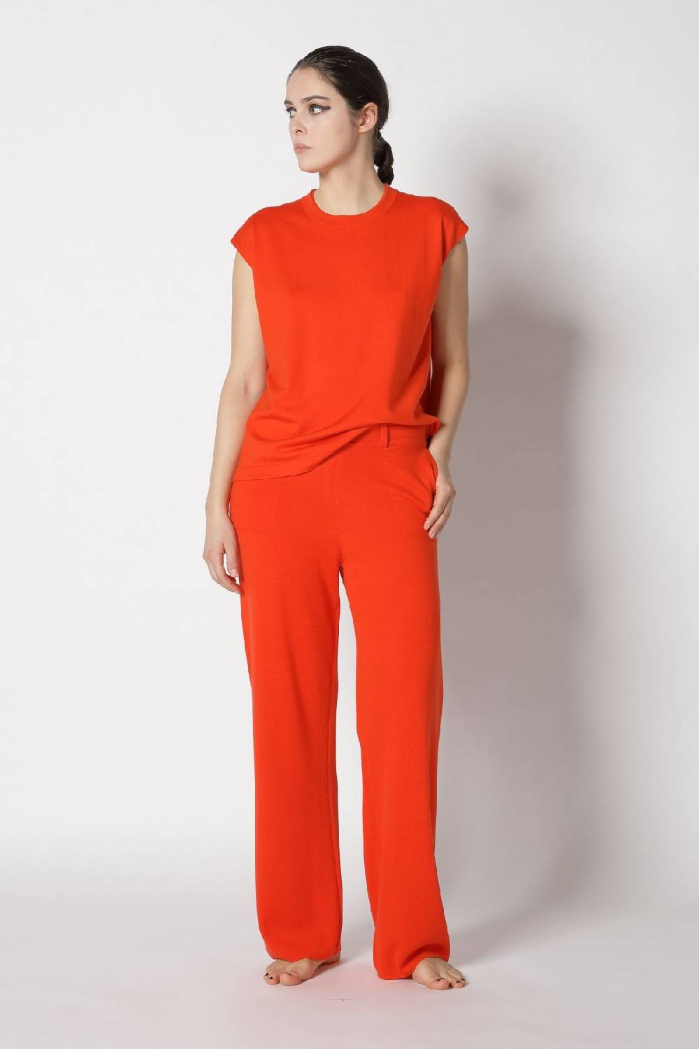 Sminfinity stretchy shell top + milano palazzo pants Bis zu 65% Rabatt