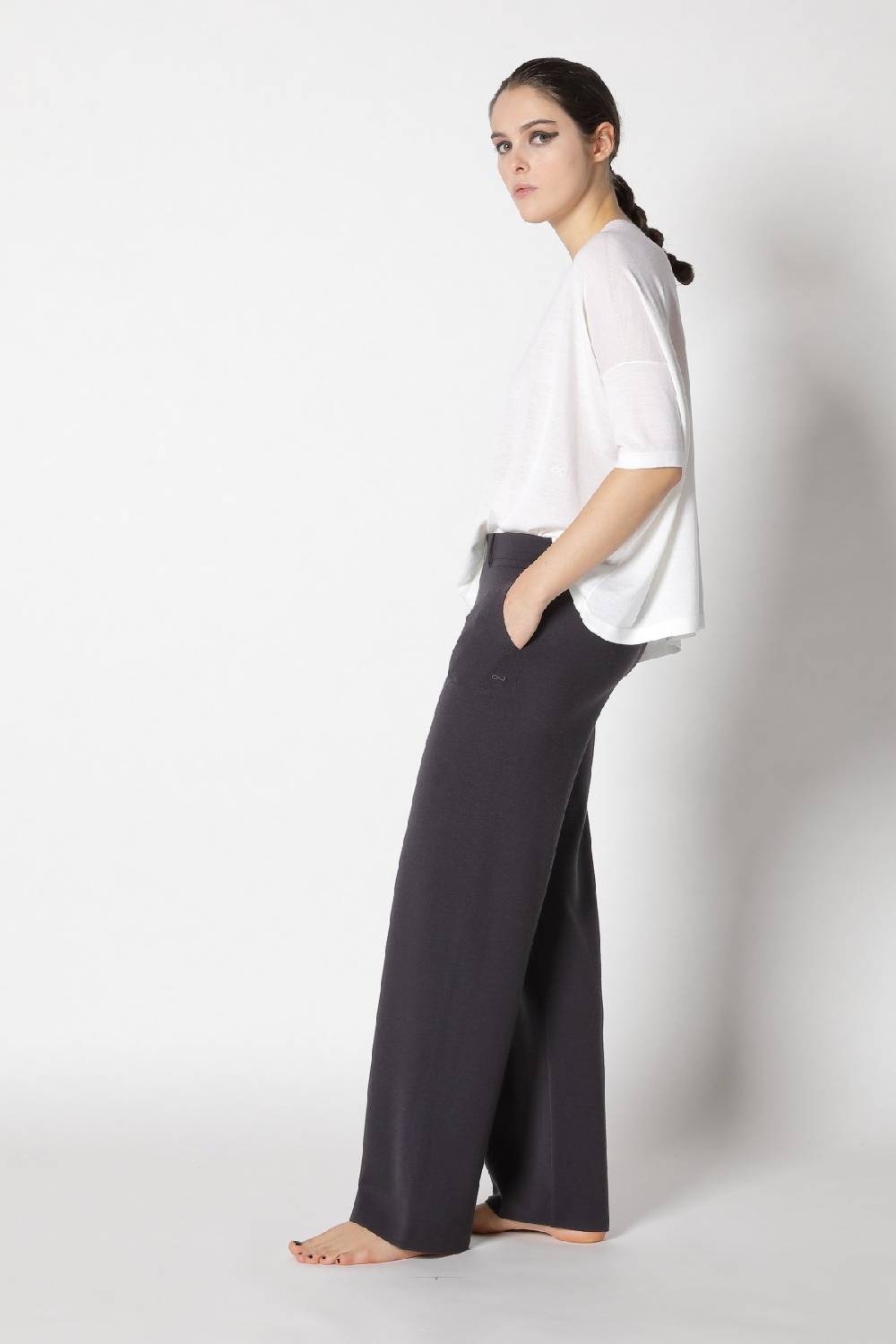 Sminfinity flowing cape jumper + milano palazzo pants Riesige Rabatte