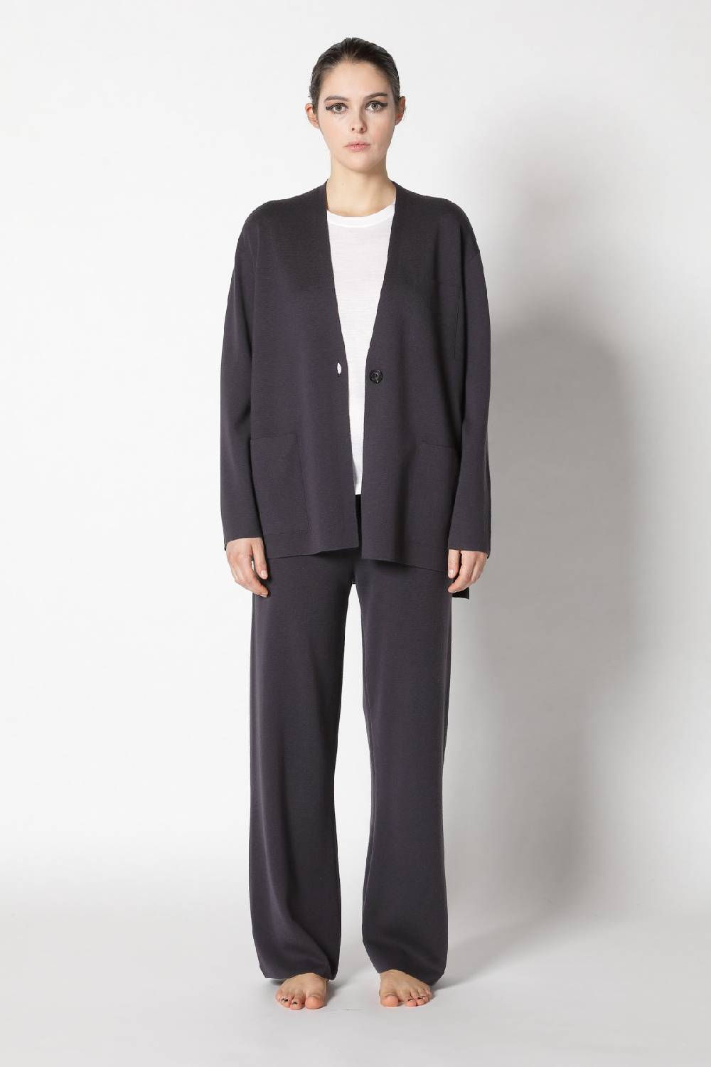 Sminfinity milano one button jacket + flowing cape jumper + milano palazzo pants 50% Rabatt mit kostenlosem Versand