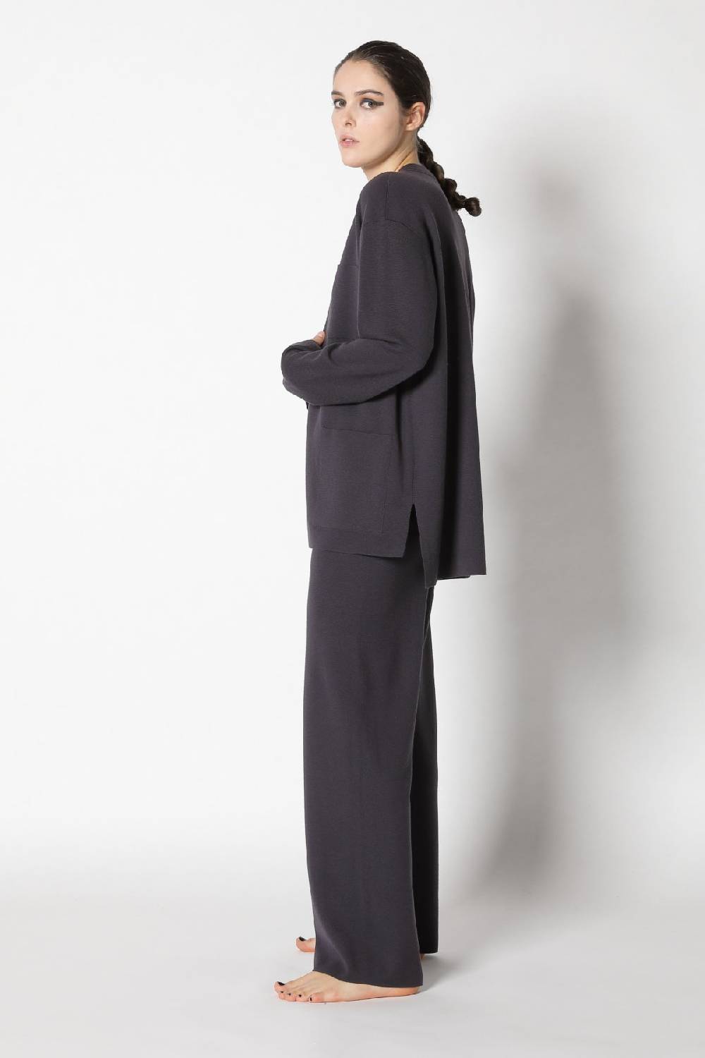 Sminfinity milano one button jacket + flowing cape jumper + milano palazzo pants 50% Rabatt mit kostenlosem Versand