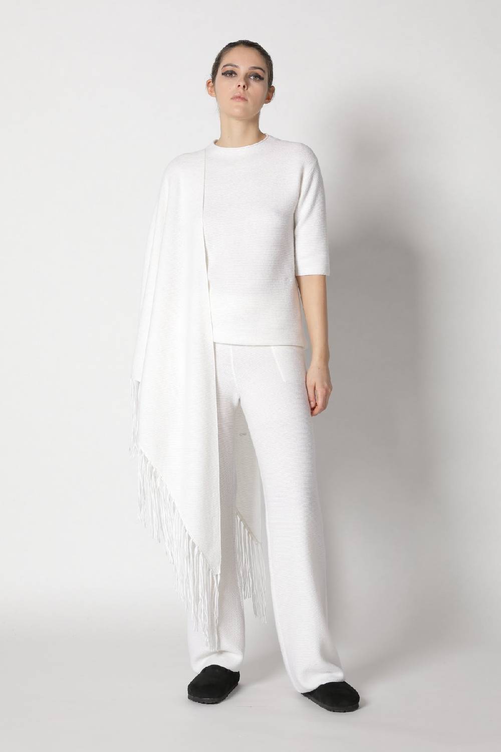 Sminfinity garter T jumper + garter palazzo pants + garter triangle Clearance-Verkauf