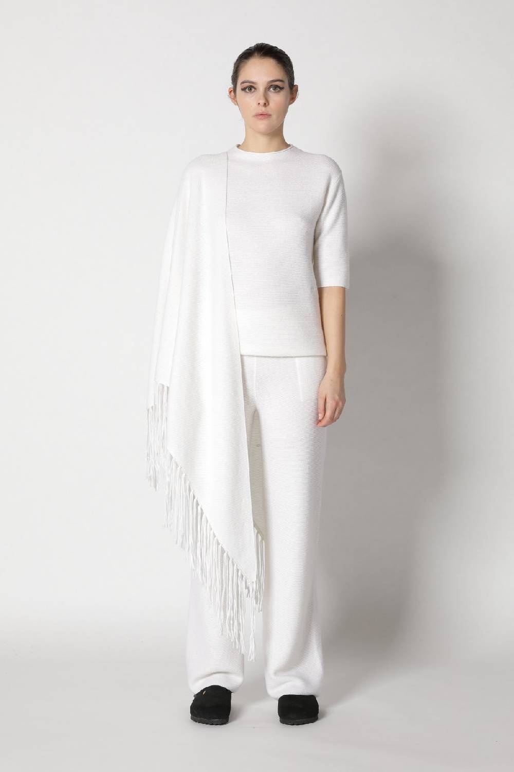 Sminfinity garter T jumper + garter palazzo pants + garter triangle Clearance-Verkauf