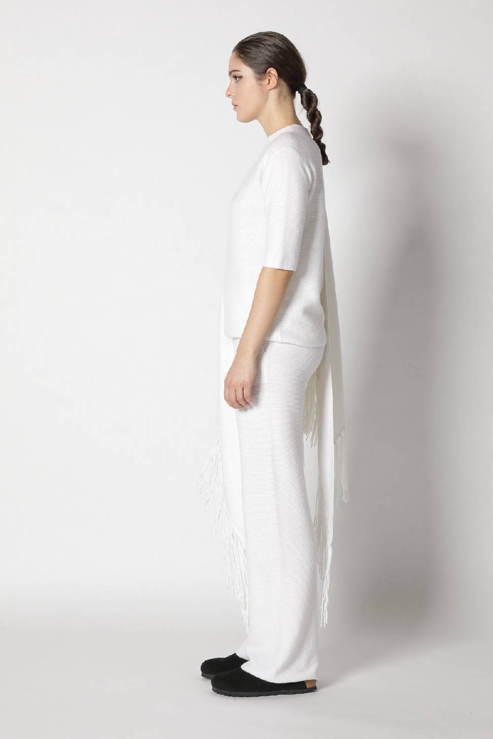 Sminfinity garter T jumper + garter palazzo pants + garter triangle Clearance-Verkauf