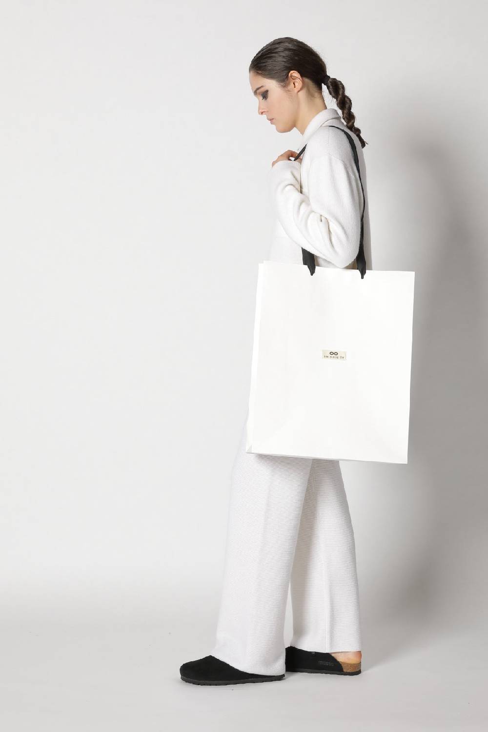 Sminfinity doubleface shirtjacket + garter palazzo pants Fabrikladen