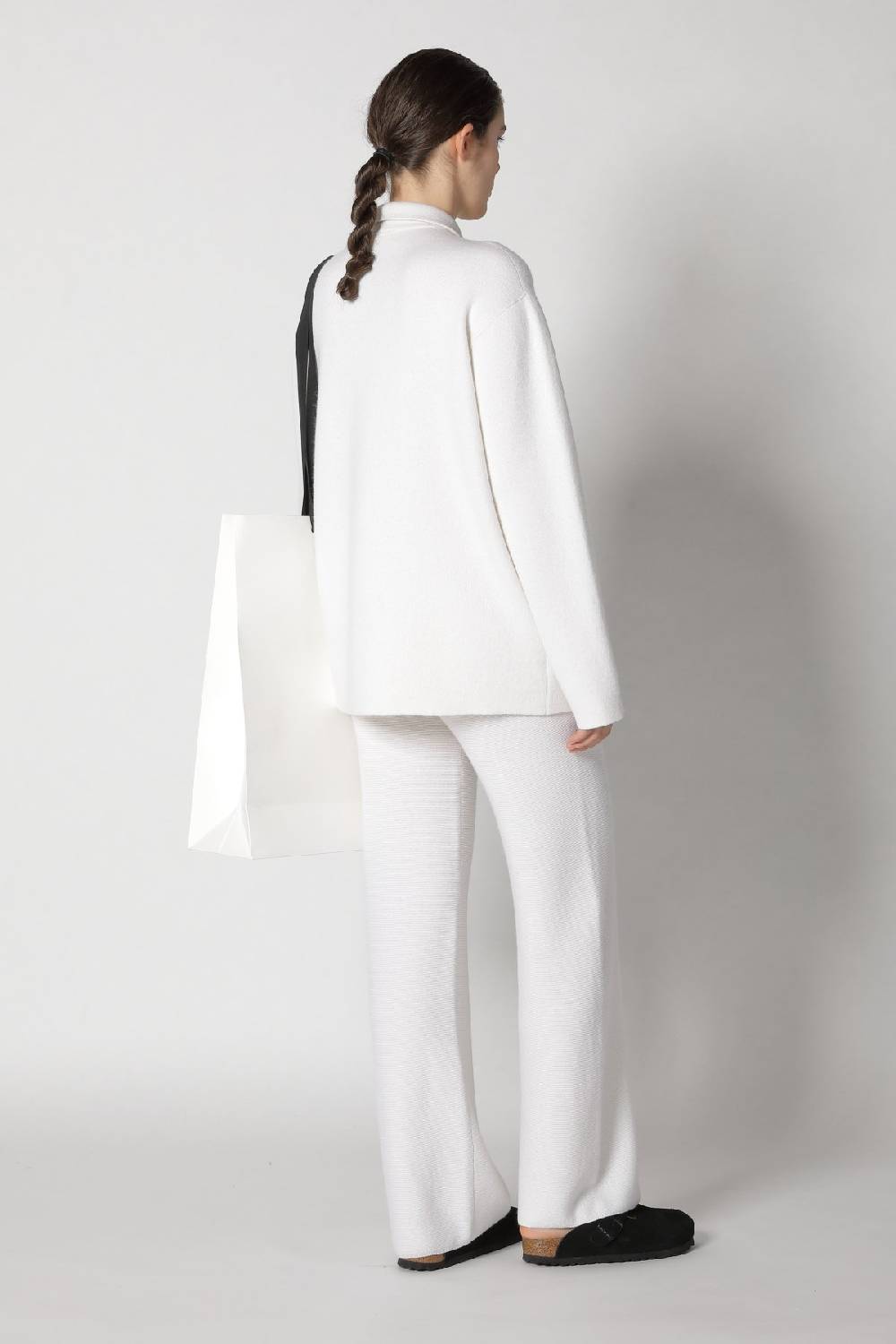 Sminfinity doubleface shirtjacket + garter palazzo pants Fabrikladen