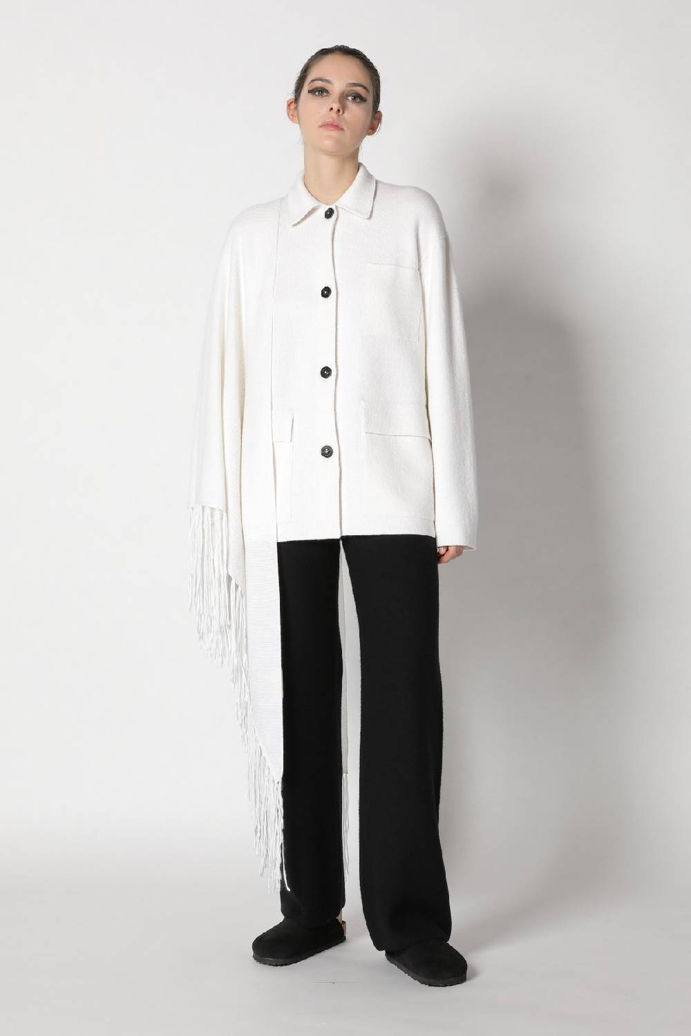Sminfinity doubleface shirtjacket + garter palazzo pants Fabrikladen