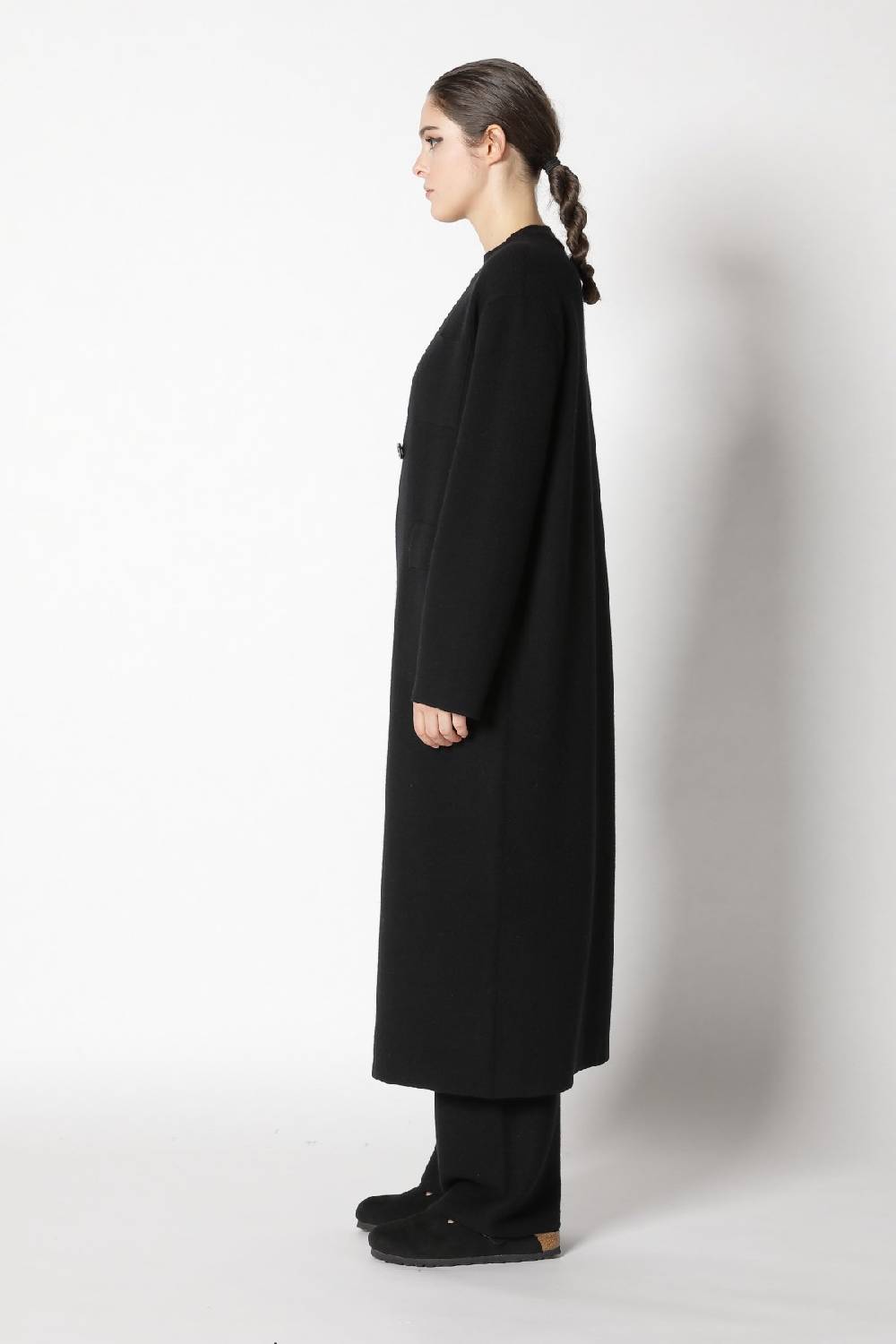 Sminfinity doubleface maxi coat + garter T jumper + garter palazzo pants Online