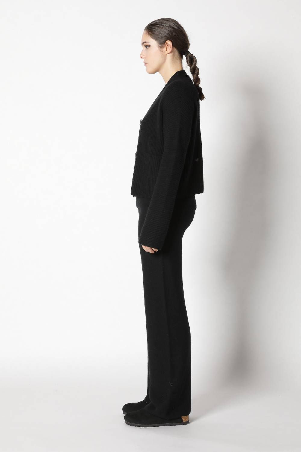 Sminfinity slouchy rib cardigan + garter T jumper + garter palazzo pants Verkauf