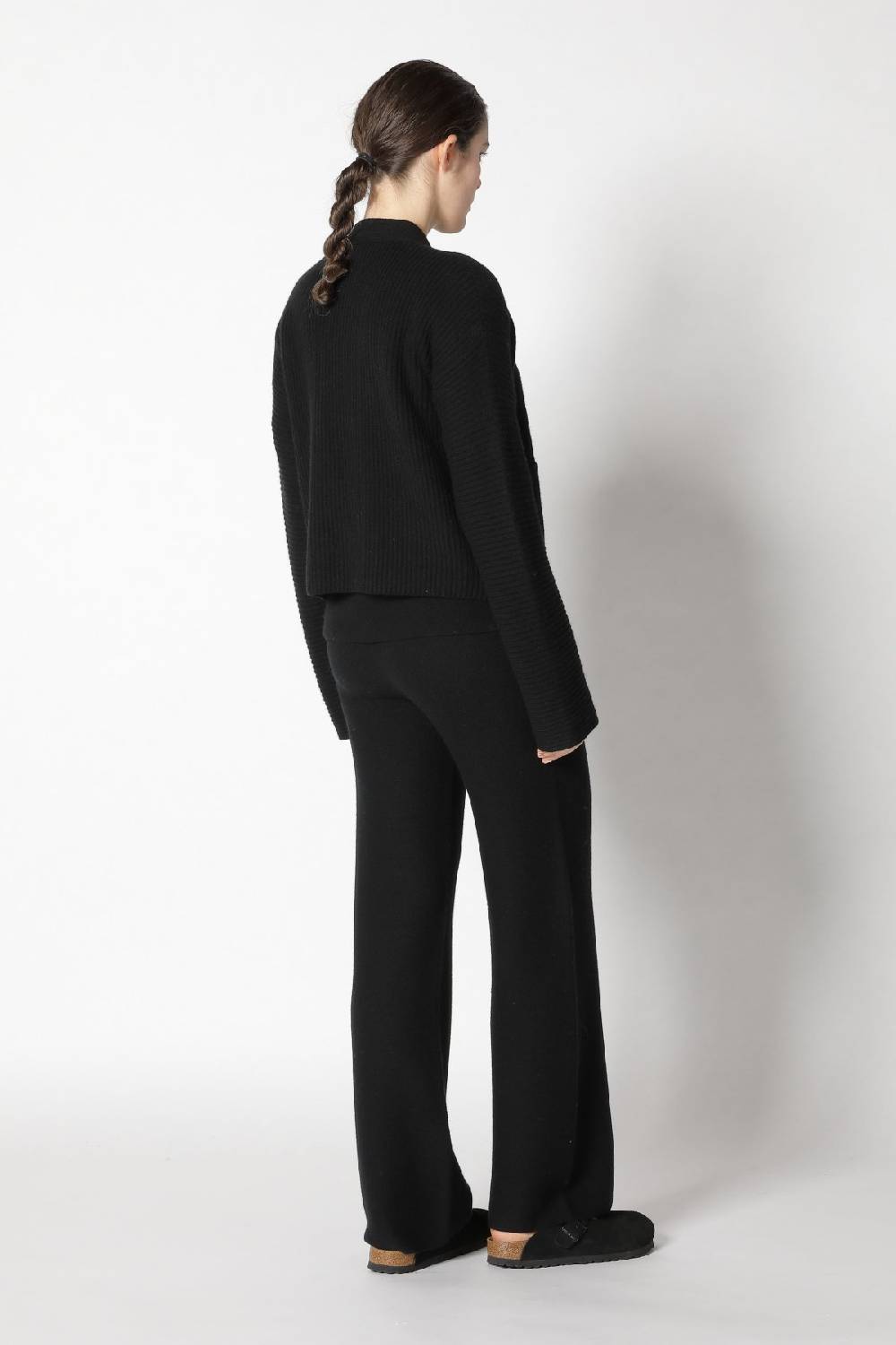 Sminfinity slouchy rib cardigan + garter T jumper + garter palazzo pants Verkauf