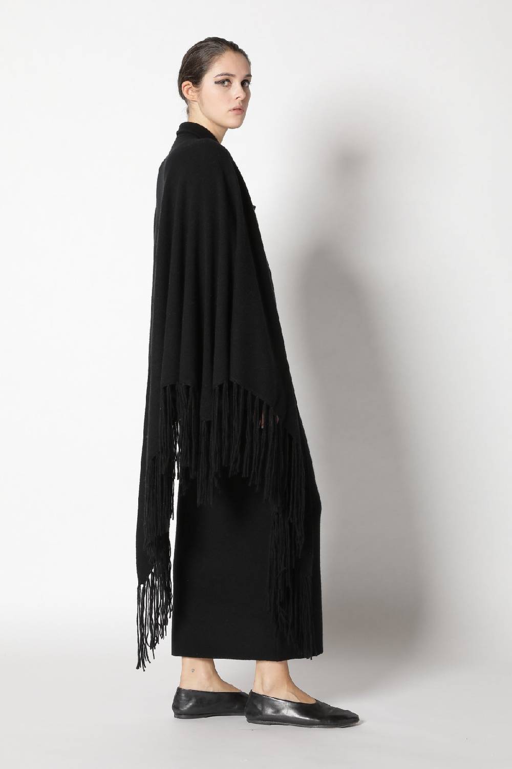 Sminfinity doubleface shirtjacket + garter triangle + garter maxi skirt im Angebot