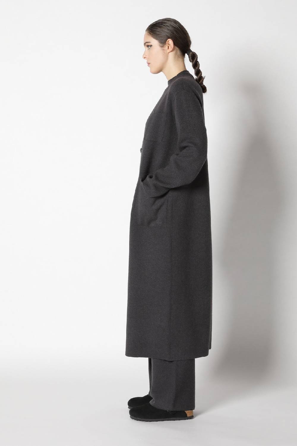 Sminfinity doubleface maxi coat + garter T jumper + garter palazzo pants Günstiger Verkauf