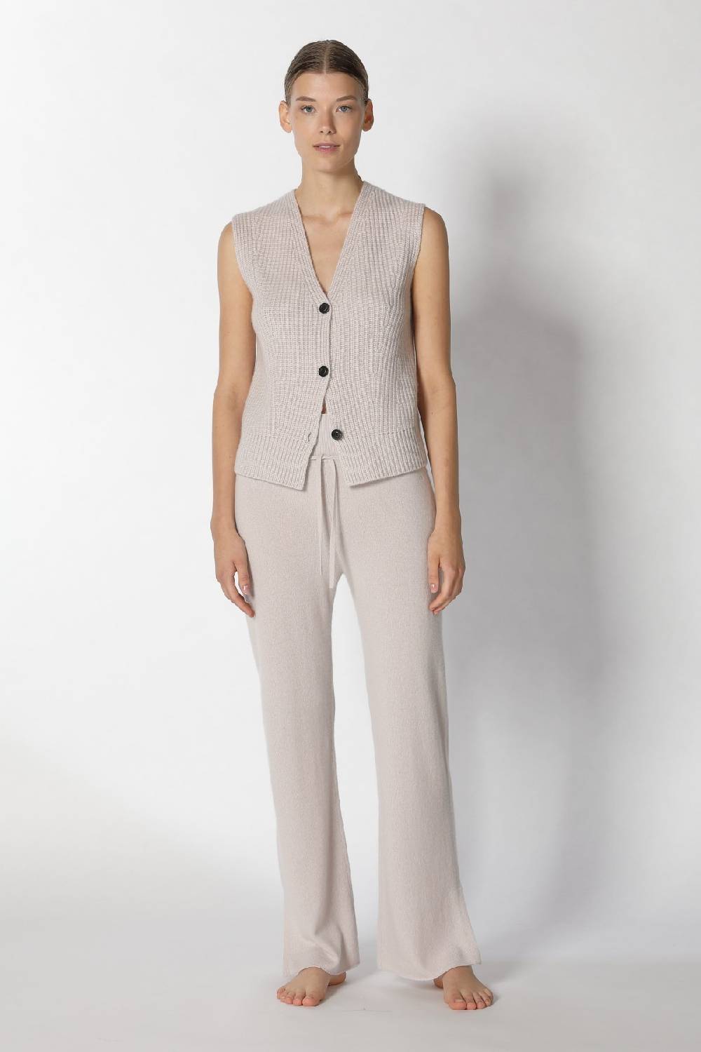 Sminfinity pure icon rib vest + pure slitted pants Limitierter Zeitrabatt