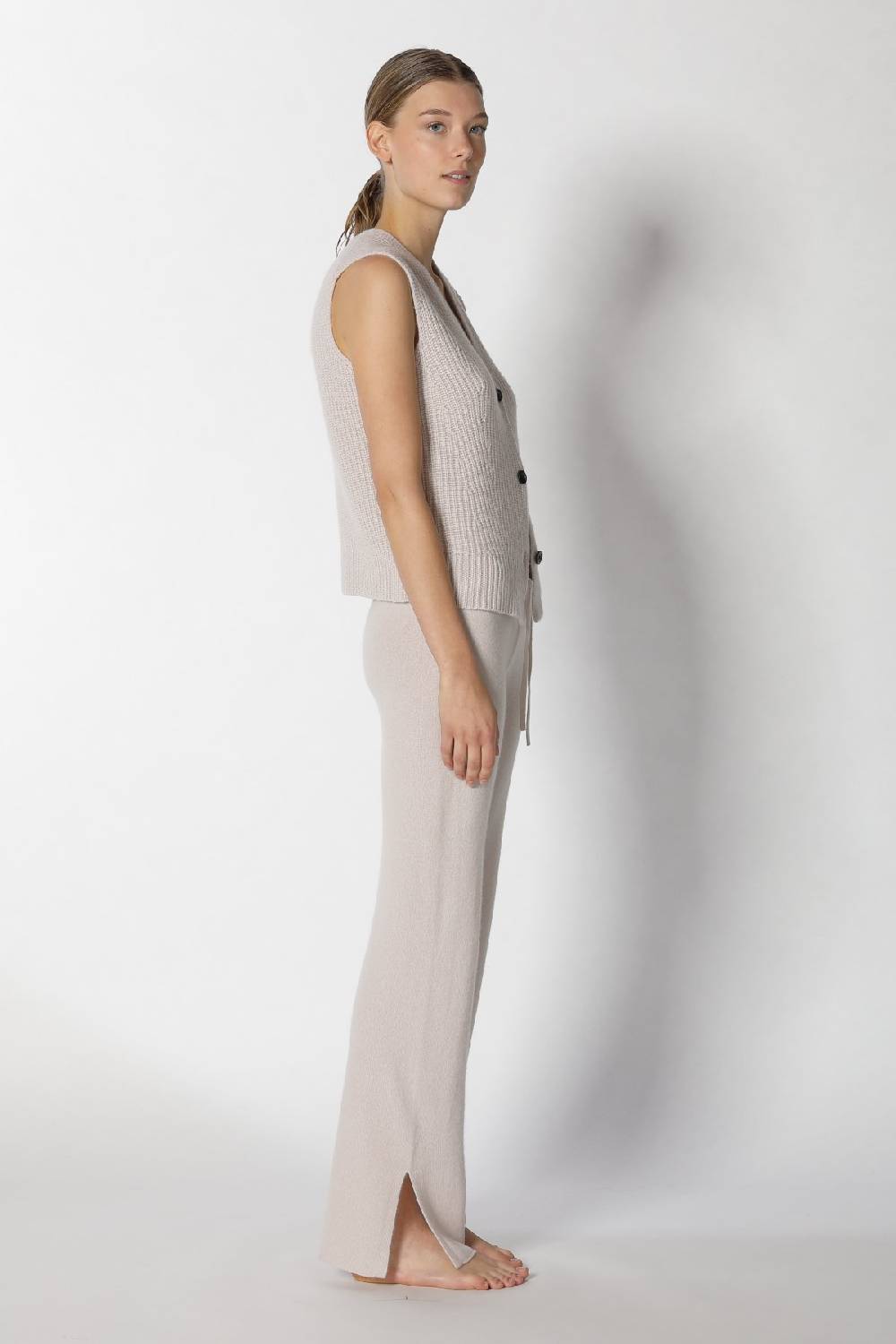 Sminfinity pure icon rib vest + pure slitted pants Limitierter Zeitrabatt