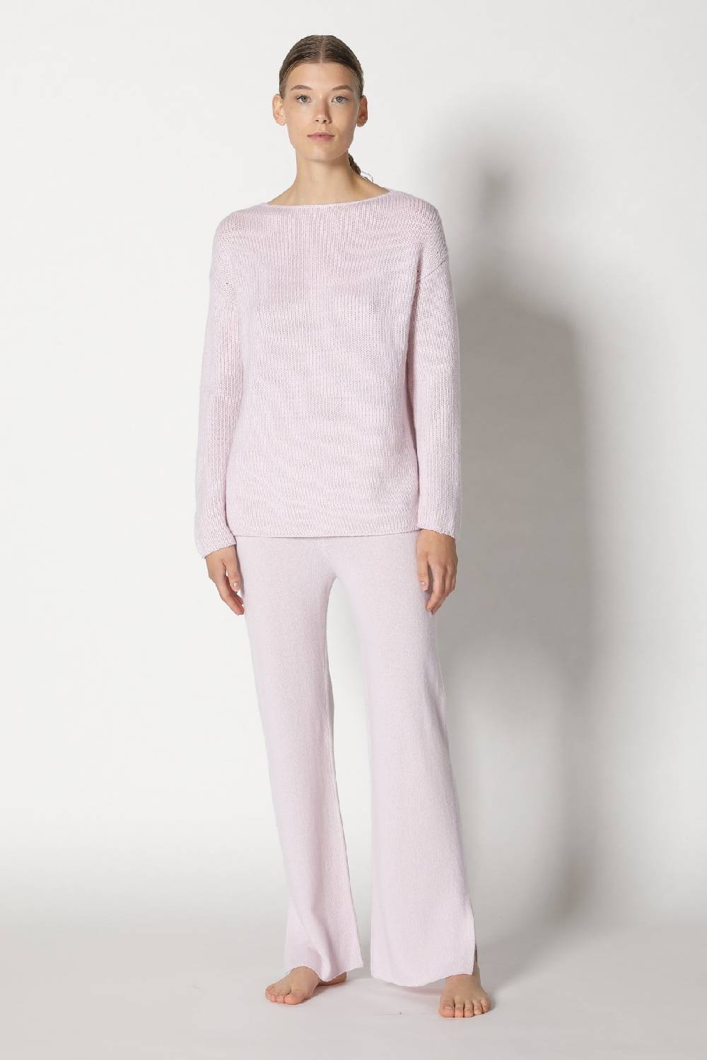 Sminfinity pure multi-ply jumper + pure slitted pants Exklusivangebot