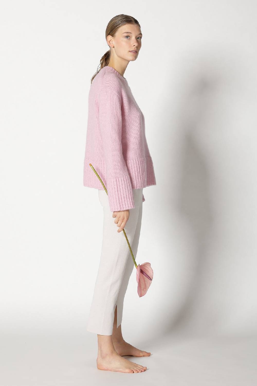 Sminfinity fluffy crew jumper + silky cropped pants Osterangebot