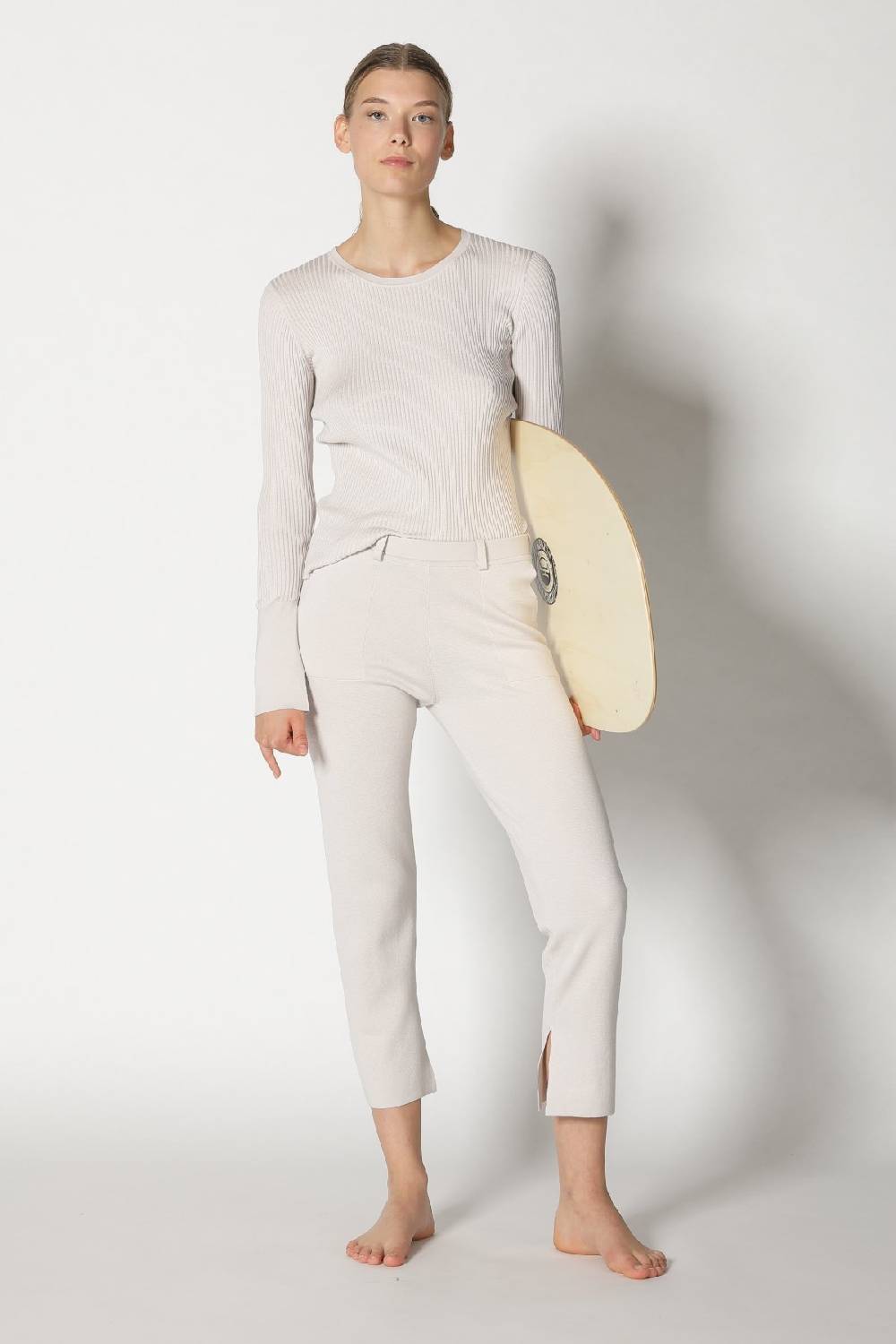 Sminfinity silky rib crew jumper + silky cropped pants Zeitlich begrenztes Angebot